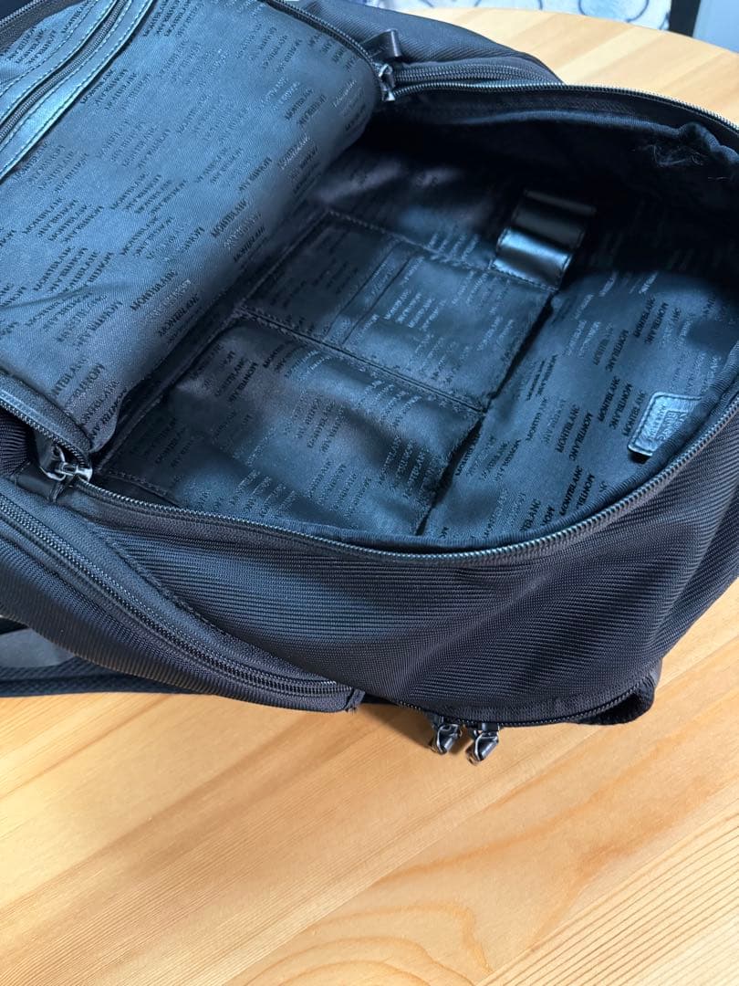 さ*パ様 モンブラン MONTBLANC ナイロンレザー　パックパックリュック