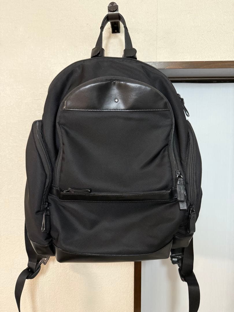 さ*パ様 モンブラン MONTBLANC ナイロンレザー　パックパックリュック