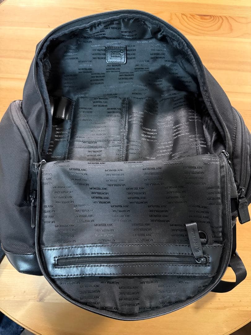 さ*パ様 モンブラン MONTBLANC ナイロンレザー　パックパックリュック