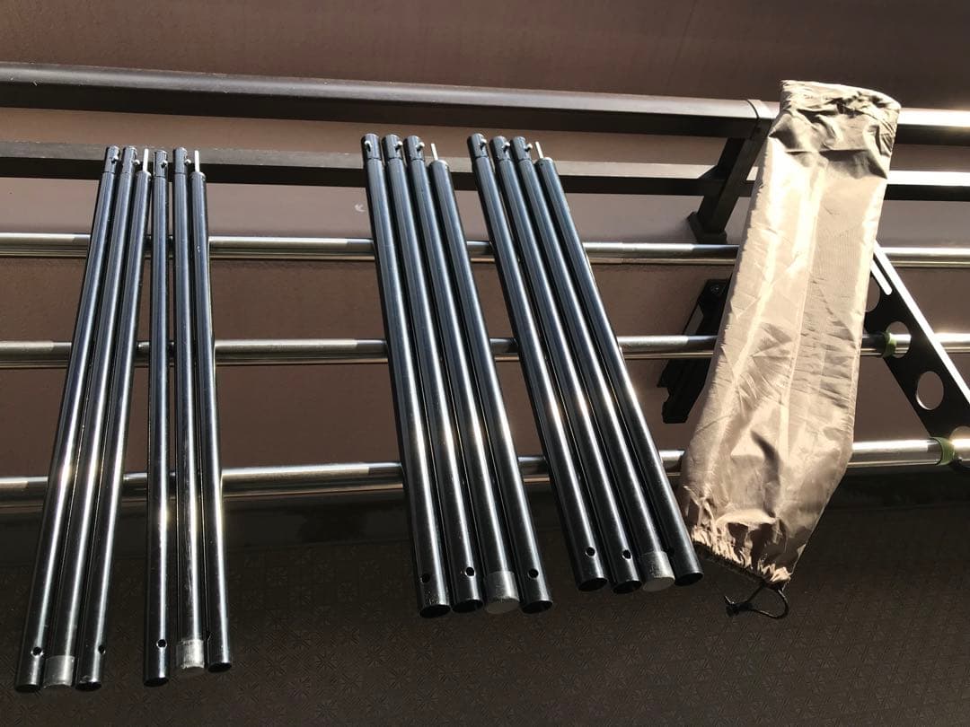 UNIFLAME REVOタープⅡ M ポール4本付き