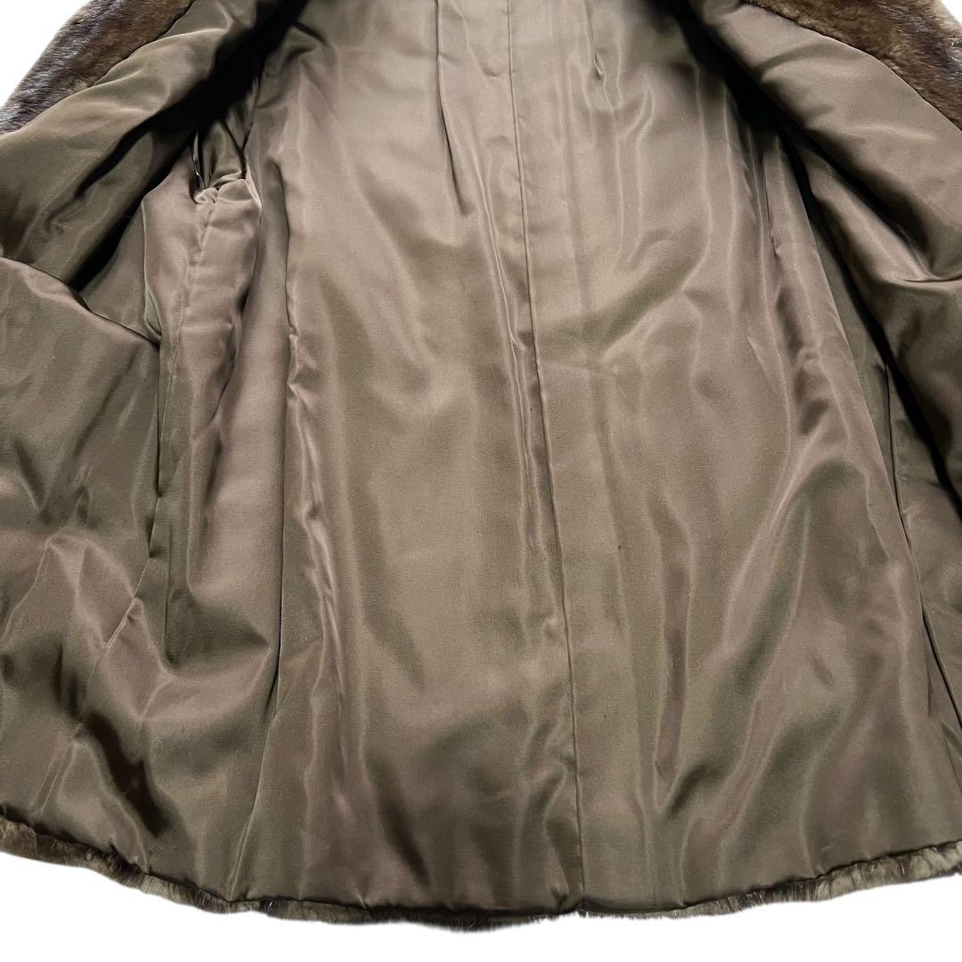 デミバフミンク リアルファー 本毛皮 毛並み◎ なめし柔らか