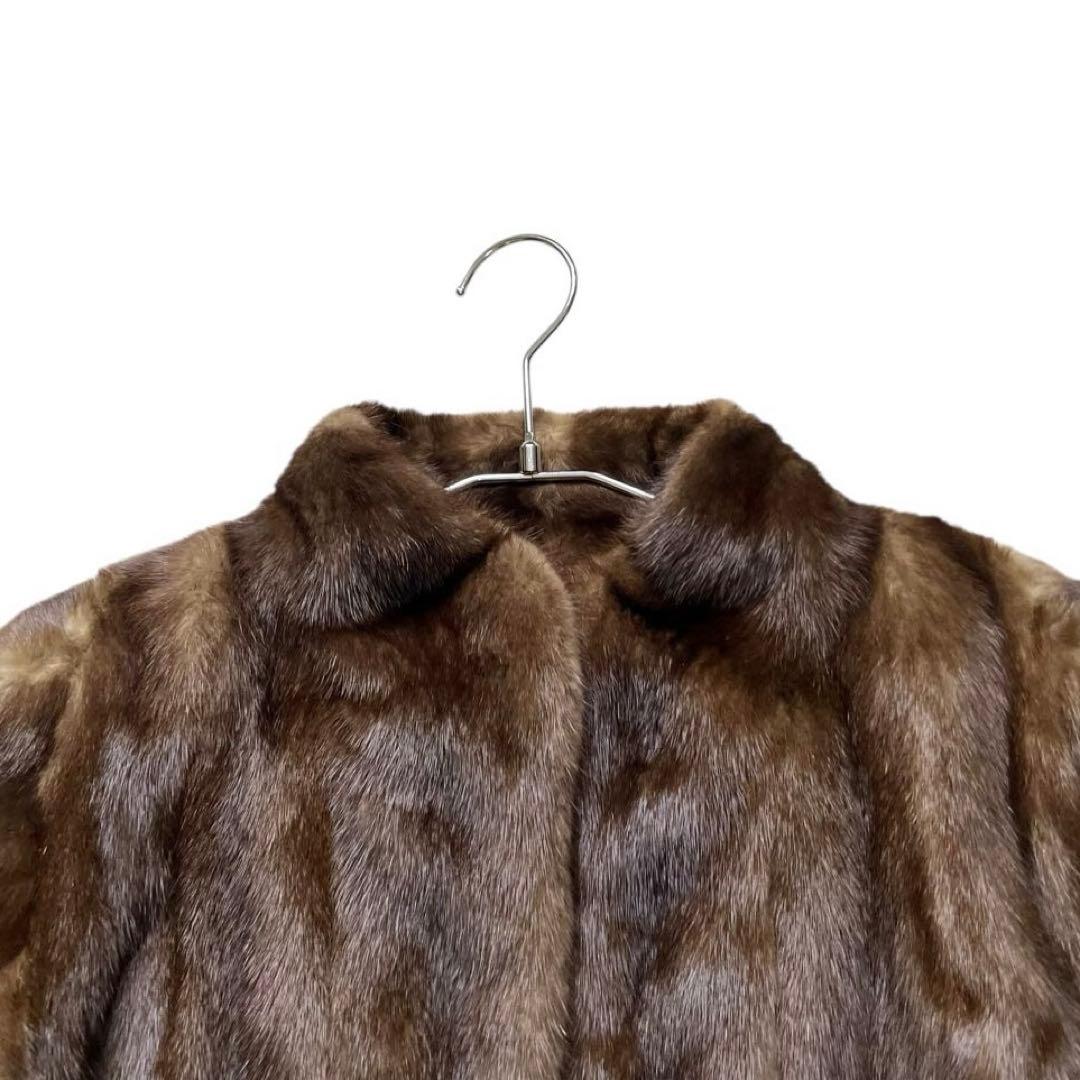 デミバフミンク リアルファー 本毛皮 毛並み◎ なめし柔らか