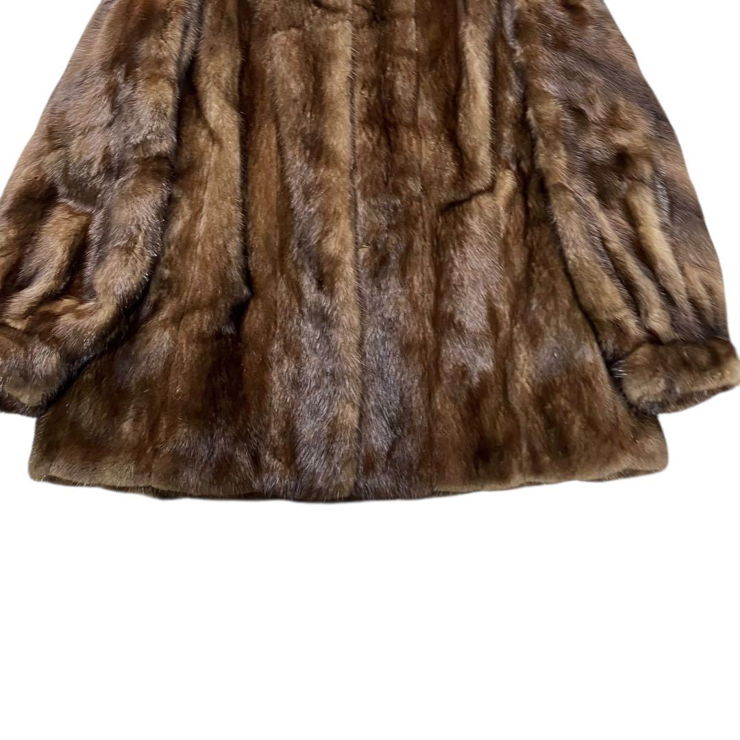 デミバフミンク リアルファー 本毛皮 毛並み◎ なめし柔らか