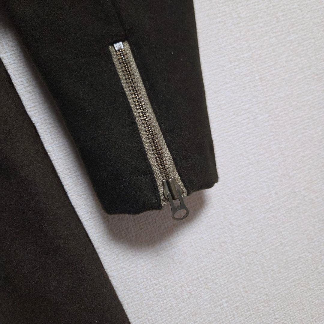 【極美品】NOCOFFEE ウールコート ライダース ピーコートXLサイズ