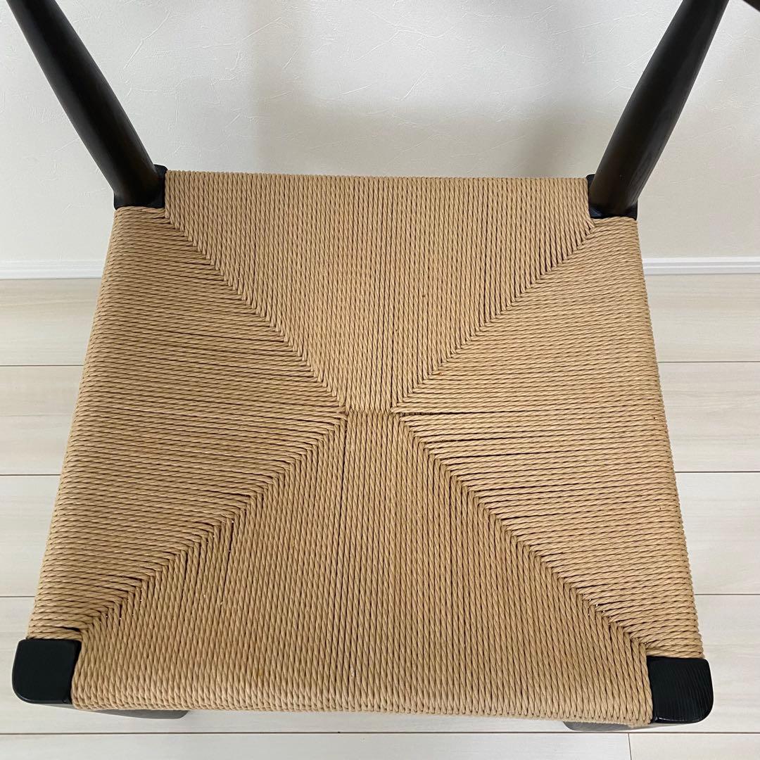 タンスのゲン 北欧モダン ダイニング チェア ブラック 組み立て不要