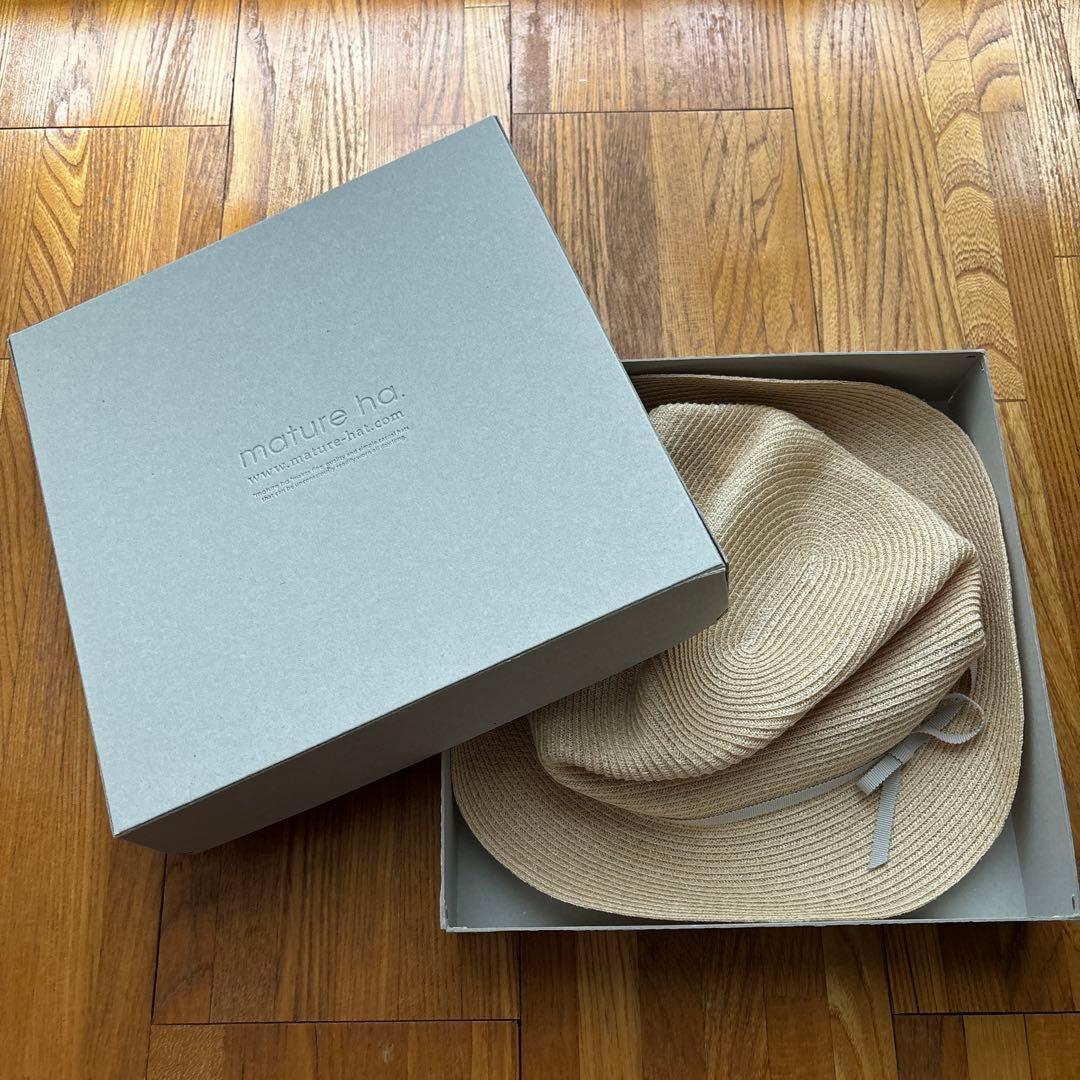 mature ha.マチュアーハ　ボックスハット帽子