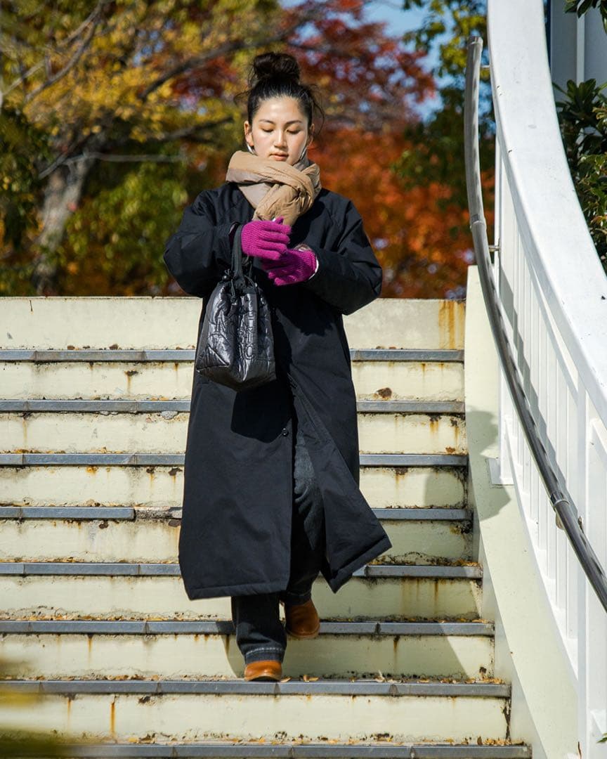 新品 ナナミカ ベージュ 光電子 ダウン マフラー ユニセックス