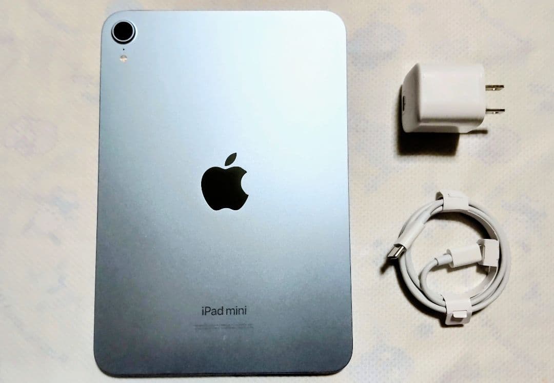 iPad mini第7世代256GB セルラー バッテリー100% 充電器付き