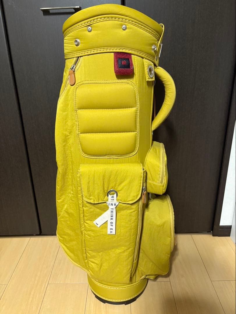 オノフ　キャディバッグ　マスタード