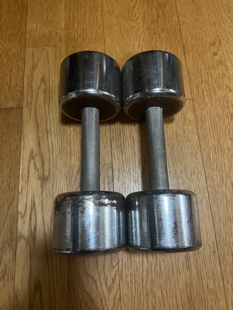 ivanko 9kg クロームダンベル 回転式