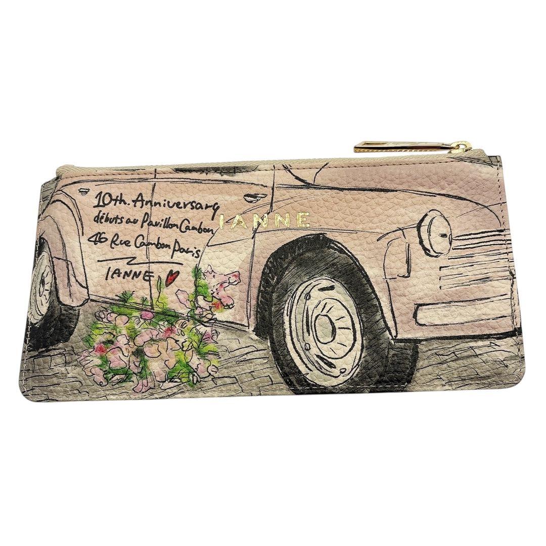 極美品 IANNE 10周年限定 エマ 長財布 エッフェル塔から花束を アタオ