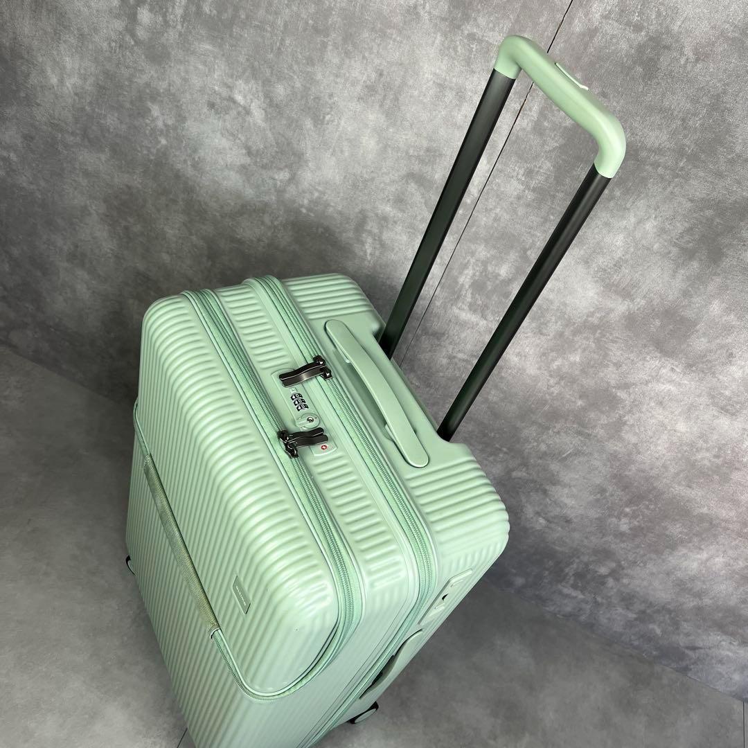 良品　61L　オルティモスーツケース　キャリーバッグ　4輪　フロントオープン