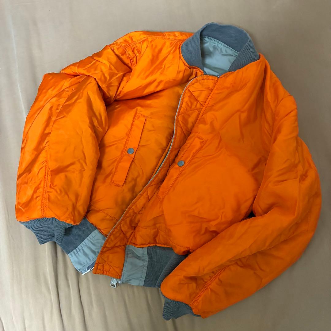 Alpha 80s MA-1 シルバーグレー 三本タグ Lサイズ