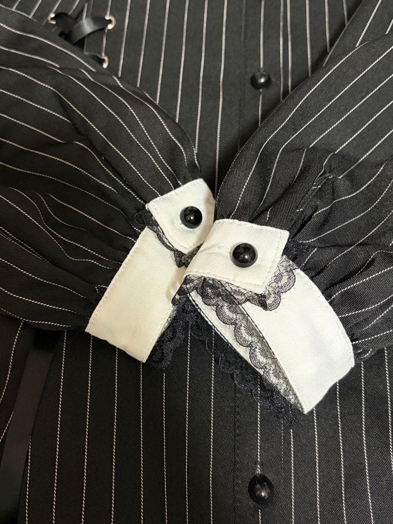 MARS クロス刺繍3段フリルセットアップ