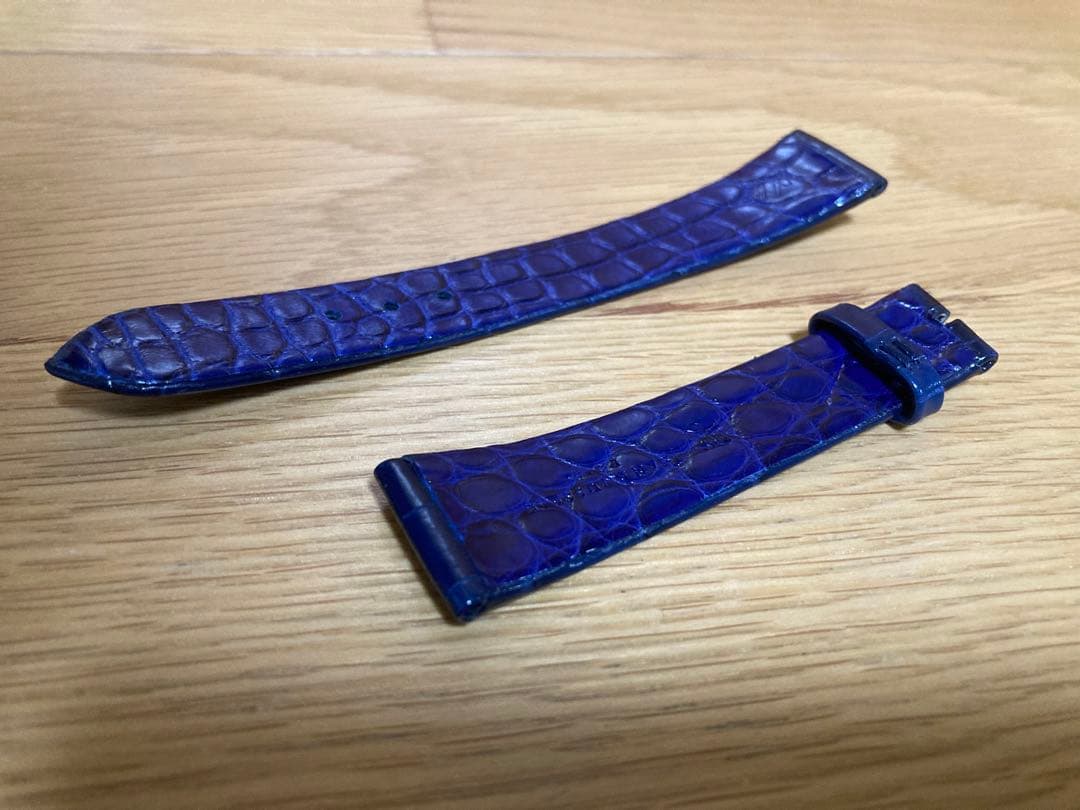 定価4万 Jean Rousseau クロコレザー 時計 ジャンルソー 革ベルト