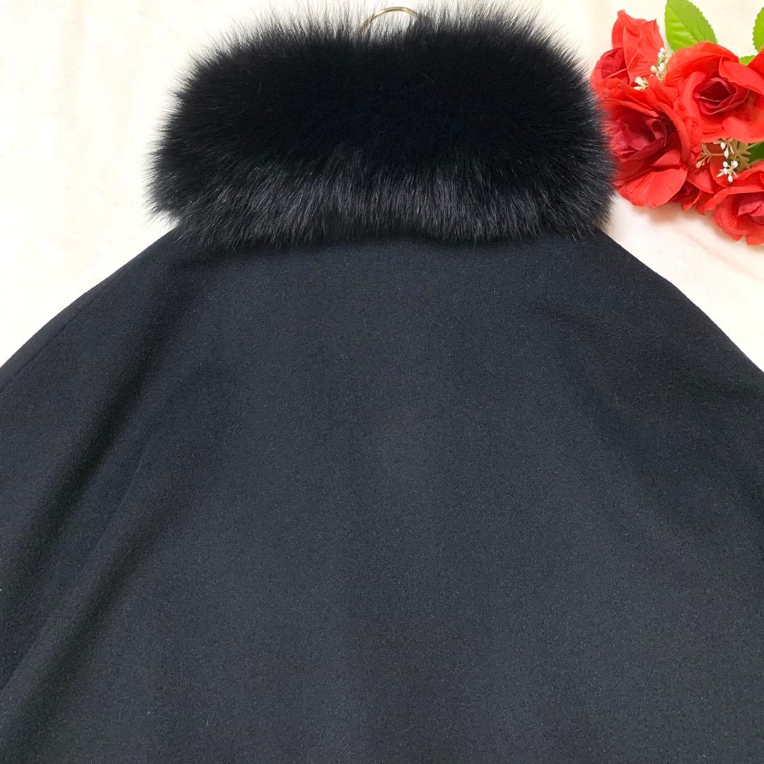 専用 セシルマクビー ポンチョ ショート丈 アンゴラ フォックスファー Y2K