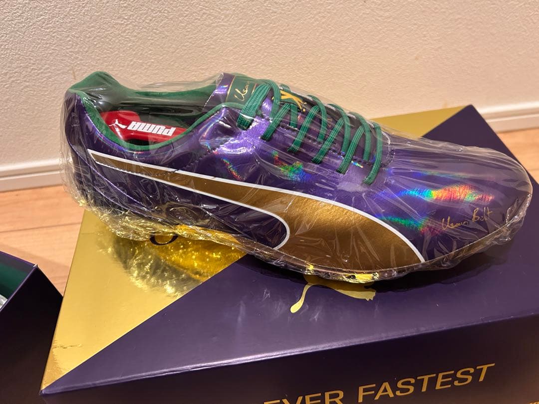 【お宝貴重品】ウサインボルト　引退スパイク