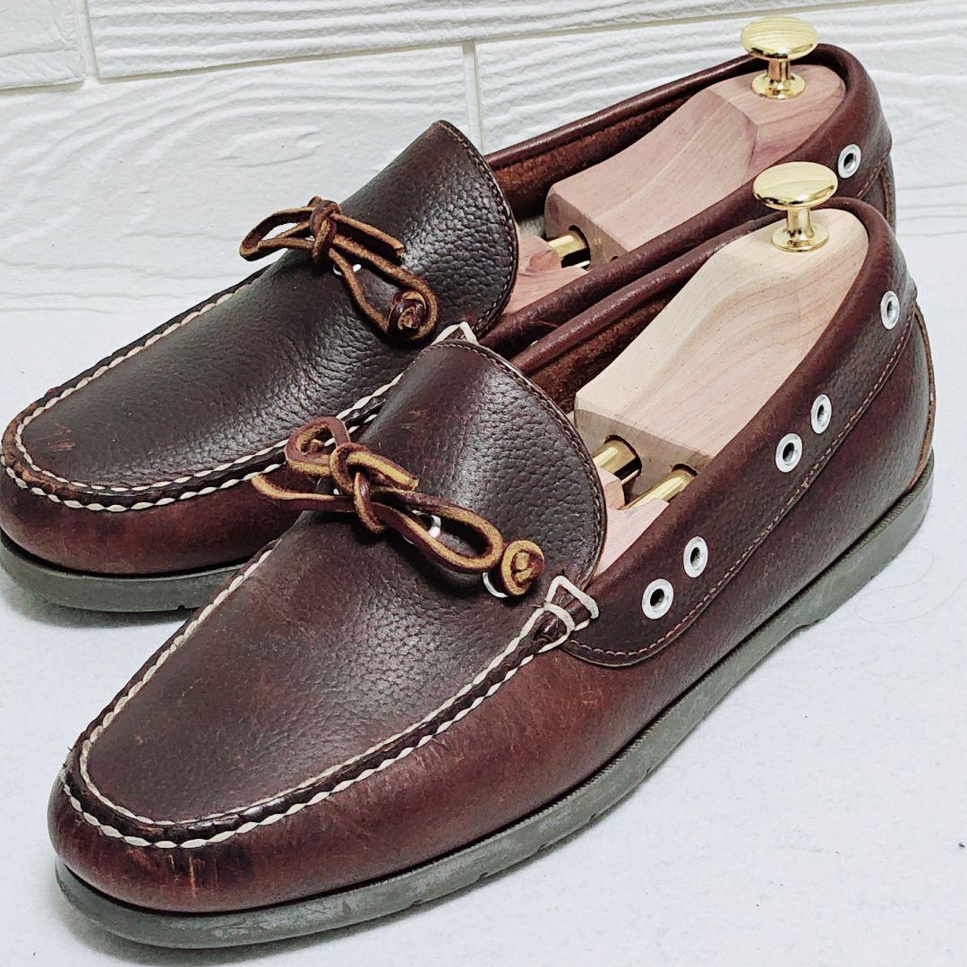 美品♥L.L.Bean エルエルビーン【27.0】デッキシューズ 革靴 本革