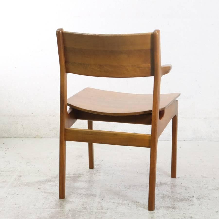 関家具 DCグレン ダイニングチェア ハーフアーム 天然木無垢材 北欧スタイル