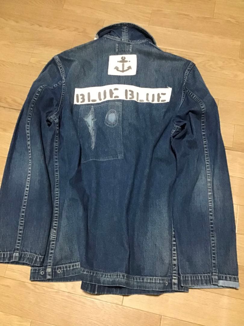 【BLUE BLUE】デニムカバーオール/3★羽織★ジャケット★メンズ