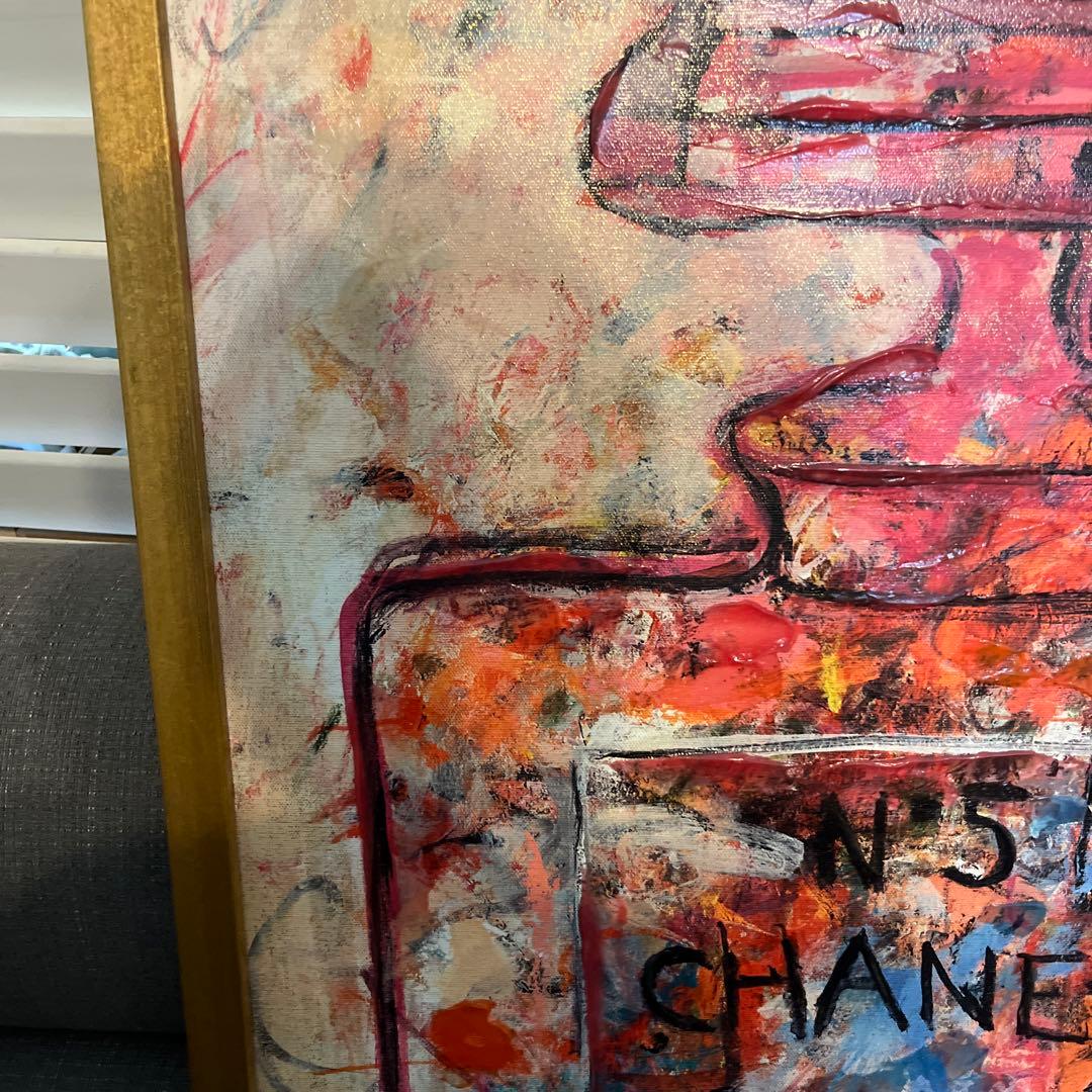 Francfranc シャネルN°5 パフューム 額装 油絵