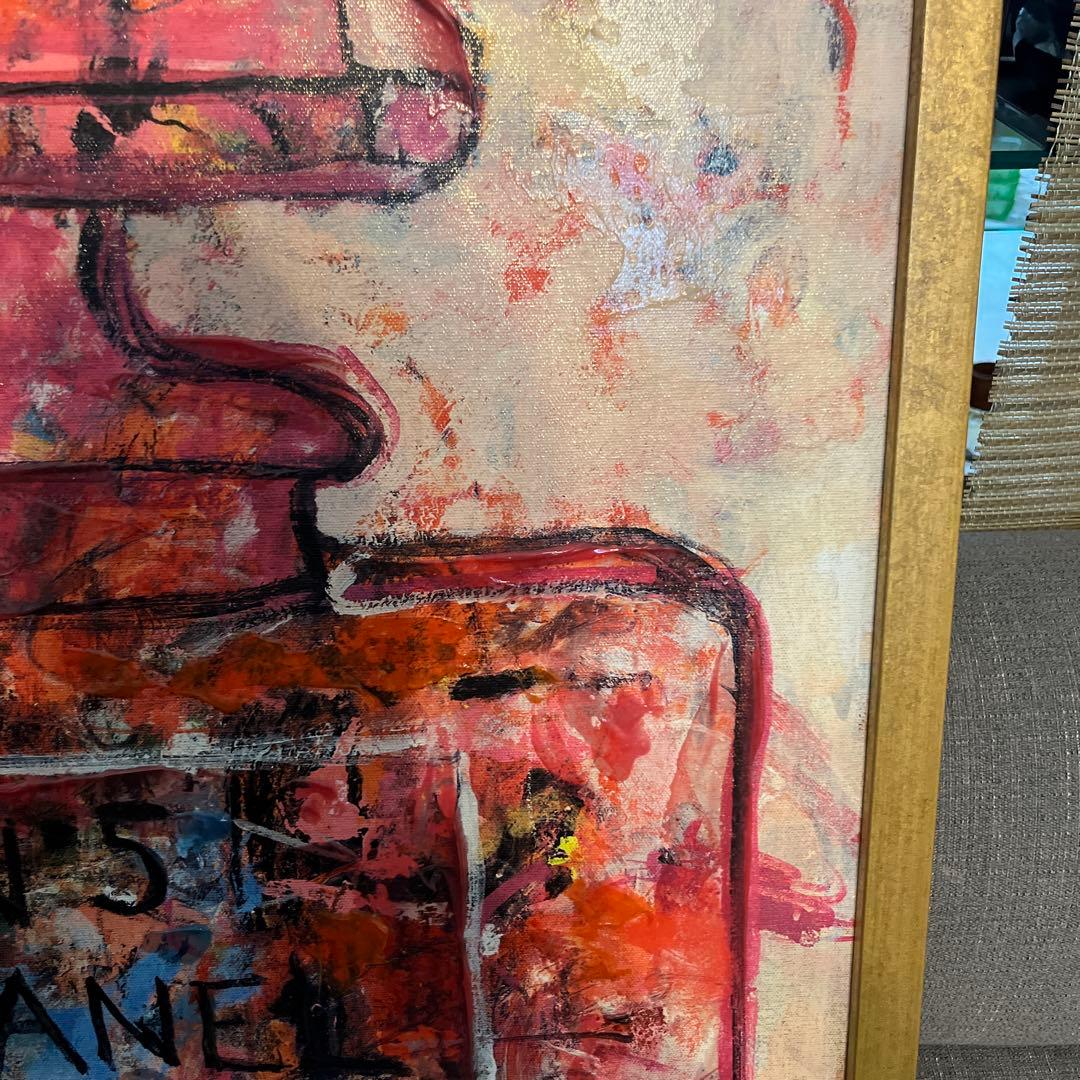 Francfranc シャネルN°5 パフューム 額装 油絵