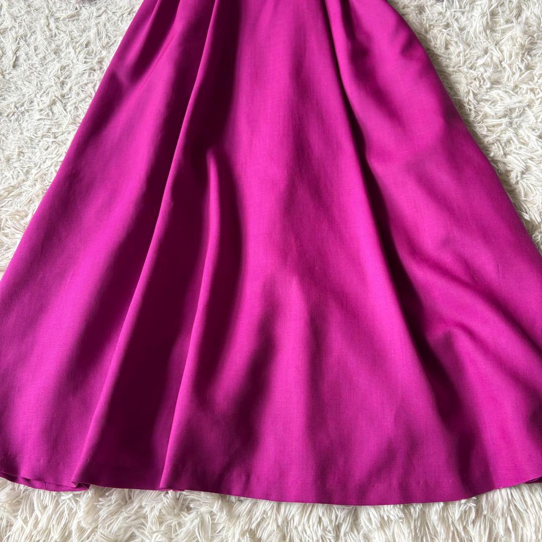 シビラ 24aw ラップ風 ロングワンピース Aライン フレア Sybilla