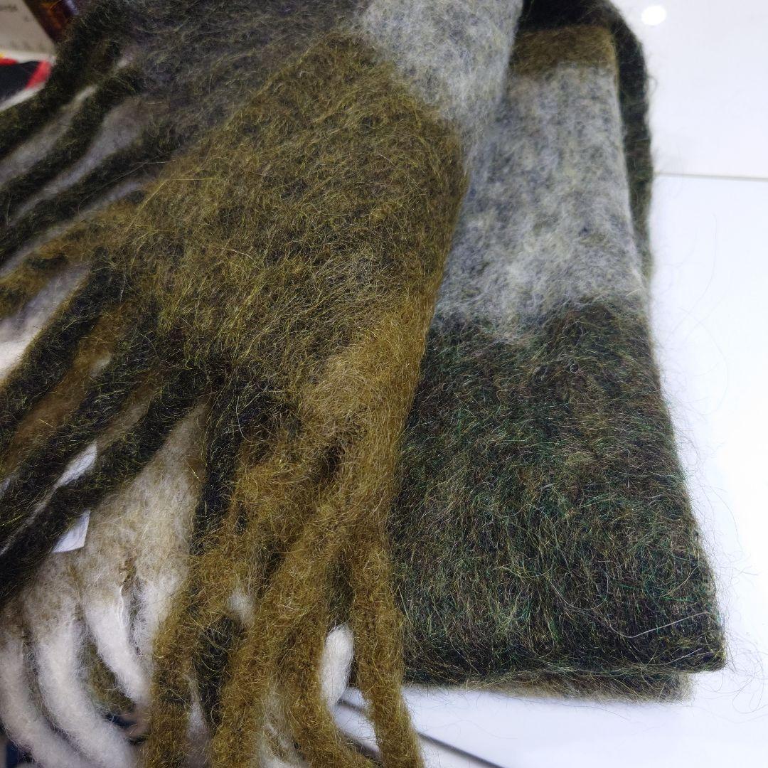 Acne Studios チェック柄マフラー 250 x 28 cm