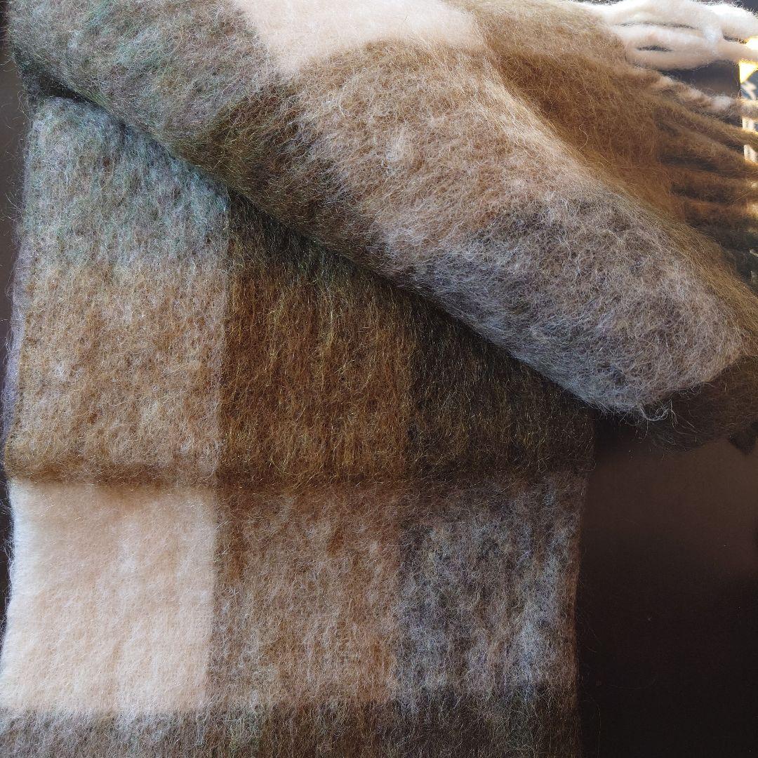 Acne Studios チェック柄マフラー 250 x 28 cm