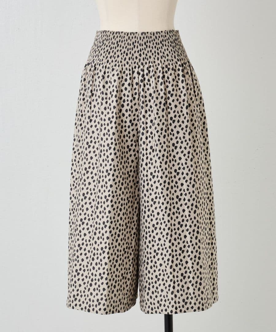 【新品】BEARDSLEY ビアズリー　レオパードジャガードキュロット