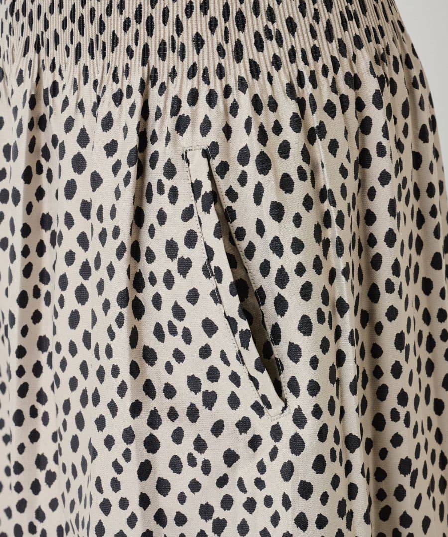 【新品】BEARDSLEY ビアズリー　レオパードジャガードキュロット