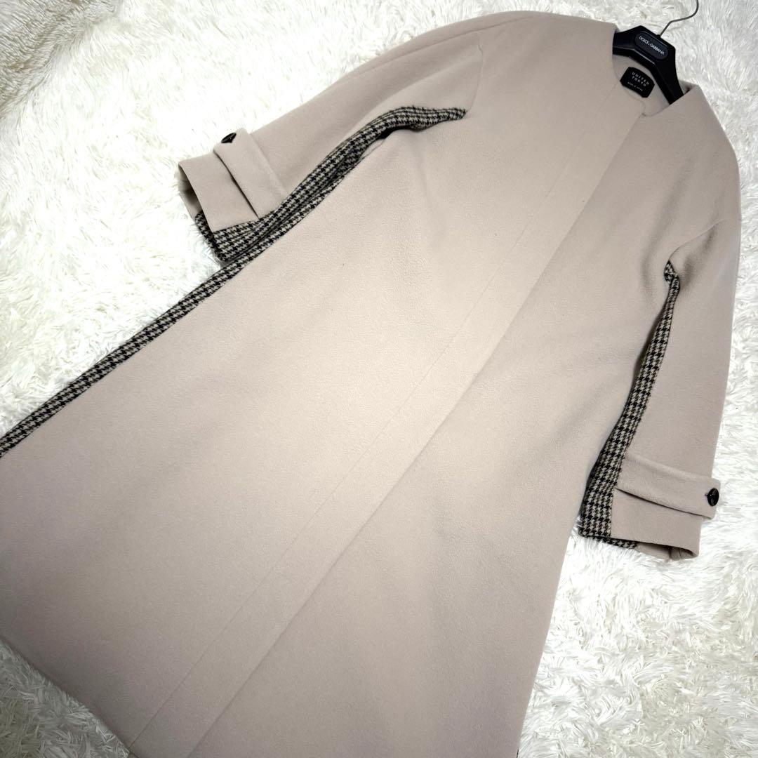 UNITED TOKYOバックチェックフレアコート