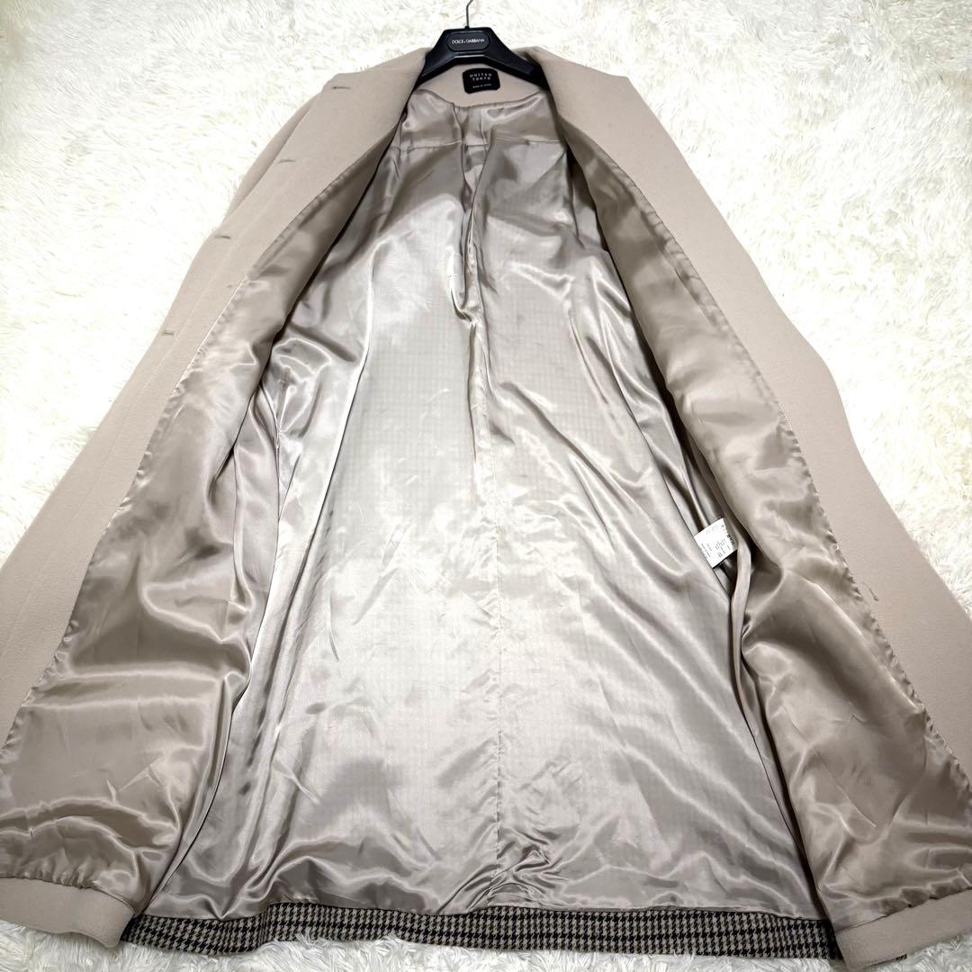 UNITED TOKYOバックチェックフレアコート