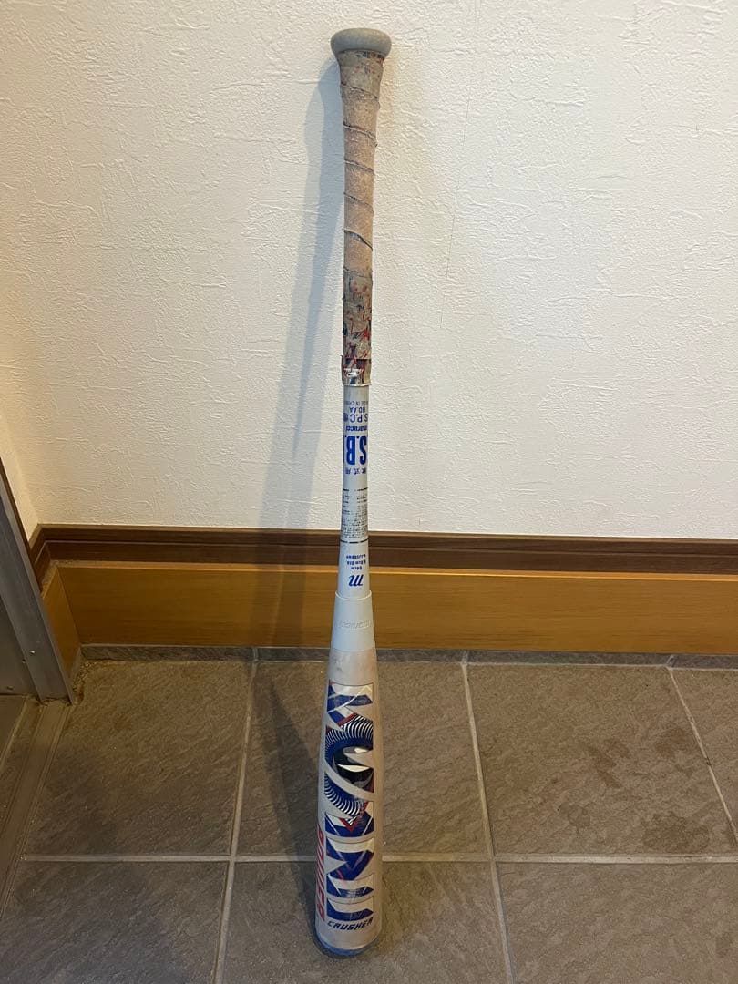 一般　軟式バット　青ワニ　ワニクラッシャー　WANI marucci 84 中古
