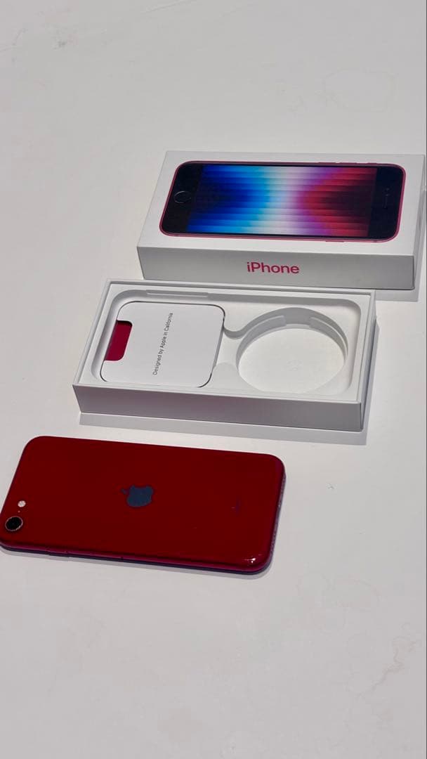 *ジャンク品 電源不通* iPhone SE3 PRODUCT(RED)本体