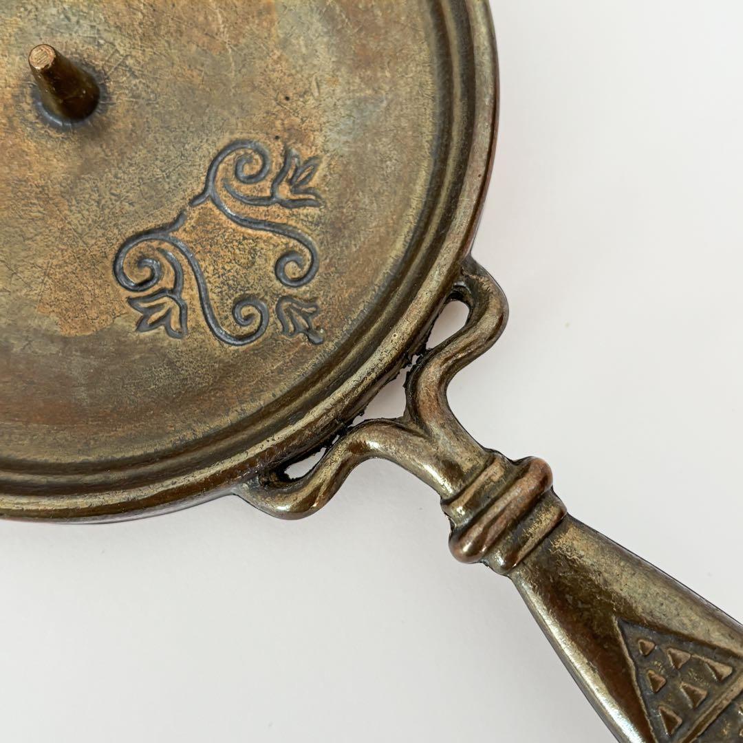 【ドイツ キャンドルスタンドとスナッファーセット U】ヴィンテージ