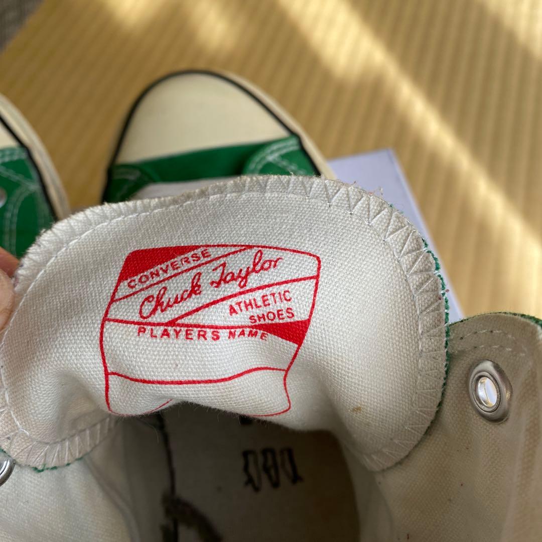 コンバースチャックテイラーCT70 コートグリーン ハイカット27.0