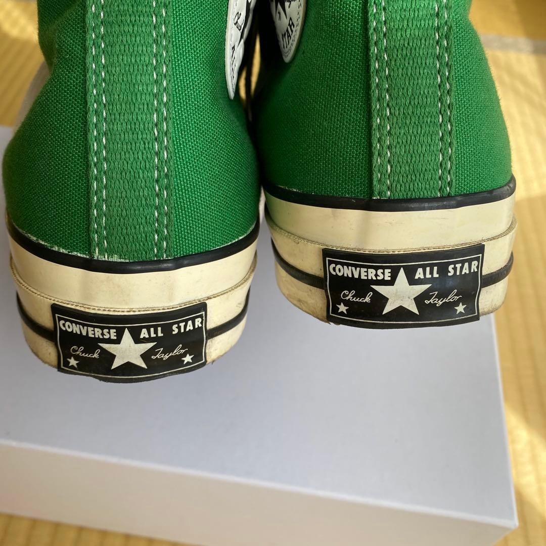 コンバースチャックテイラーCT70 コートグリーン ハイカット27.0