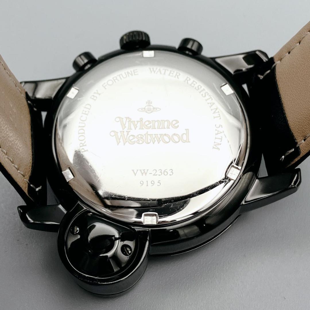 【美品】ヴィヴィアンウエストウッド　スライド　腕時計　クロノグラフ　 新品ベルト