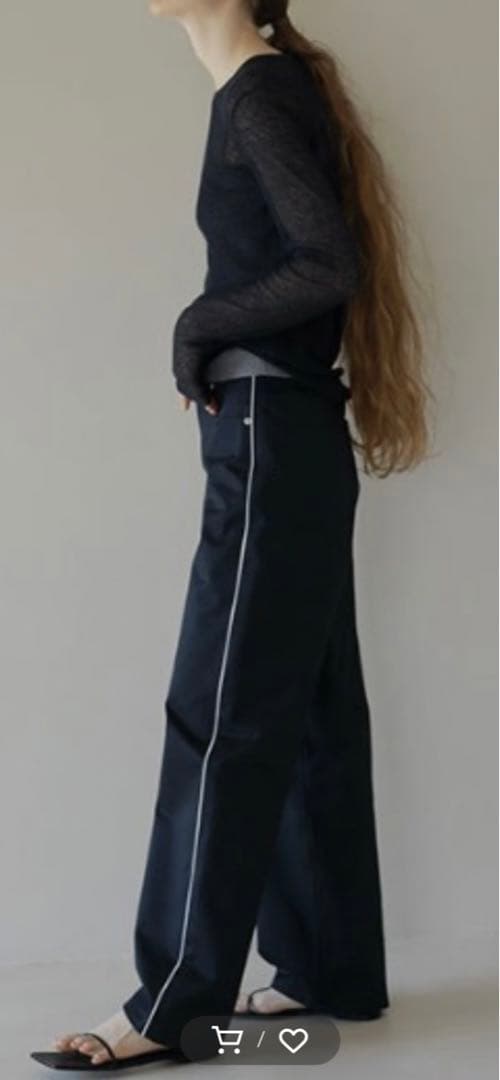 etre tokyo サイドライン　トラウザーズ　M