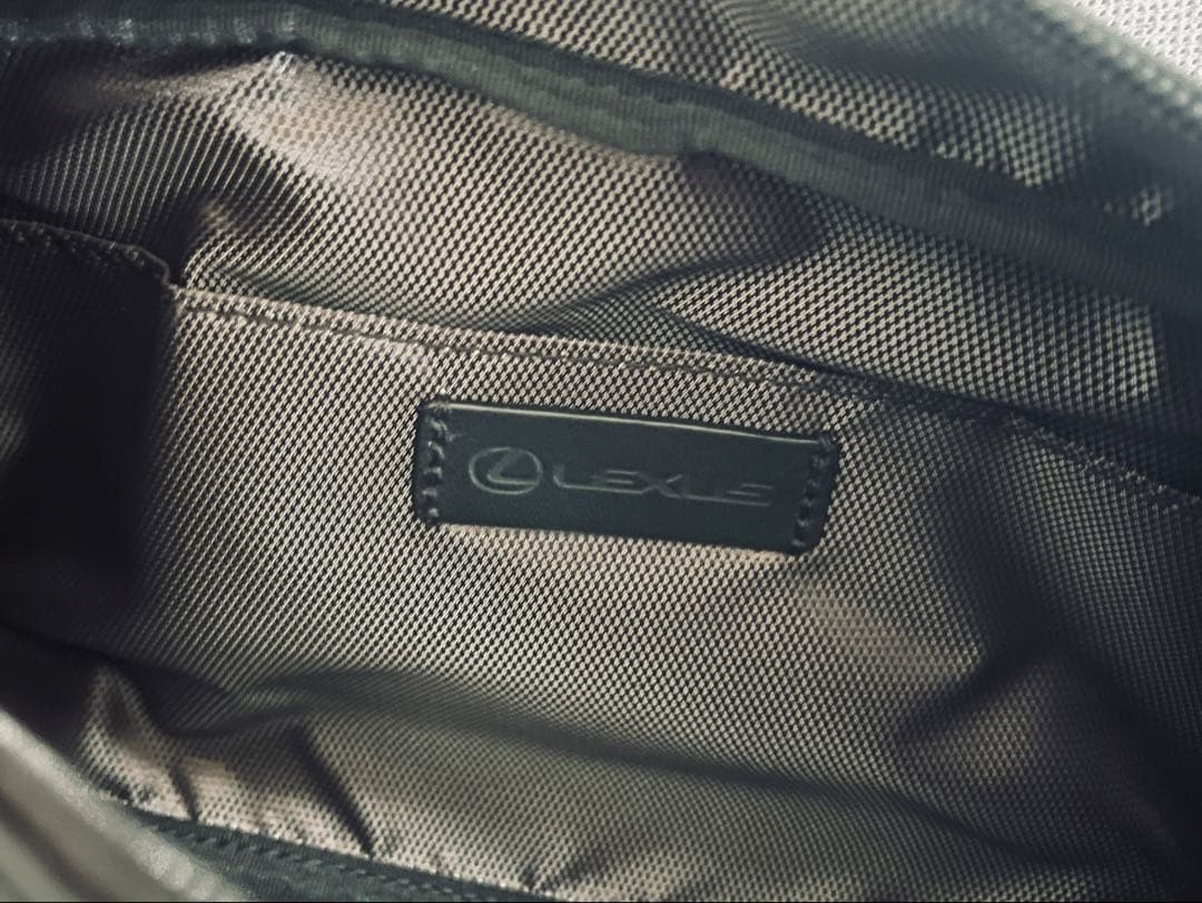 レクサスコレクション　セカンドバック　ラウンドバック　旅行　カバン　ブラック