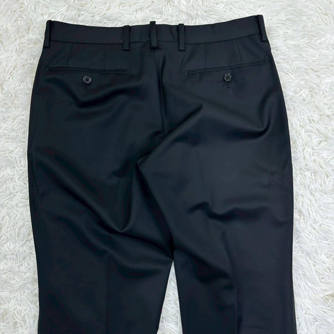 美品✨ ユニバーサルランゲージ カノニコ 3ピース ビジネススーツ 黒 44 S