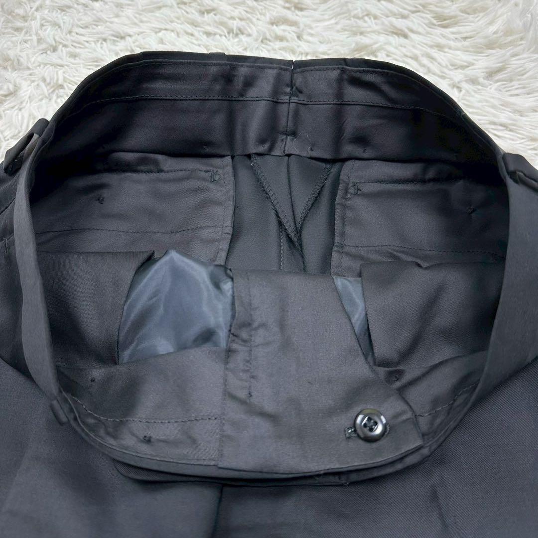 美品✨ ユニバーサルランゲージ カノニコ 3ピース ビジネススーツ 黒 44 S