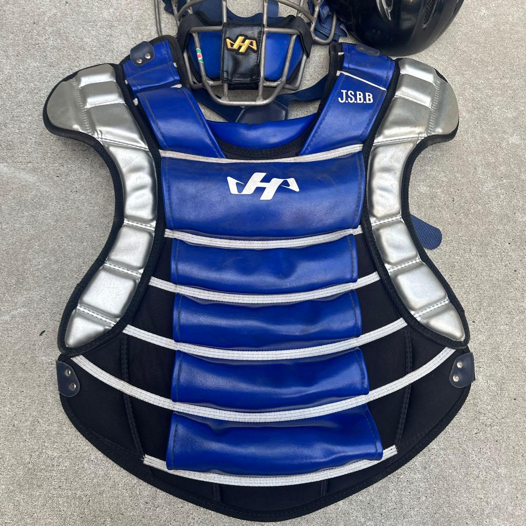 ハタケヤマ キャッチャー防具 限定色 軟式 大人 野球 捕手 フルセット