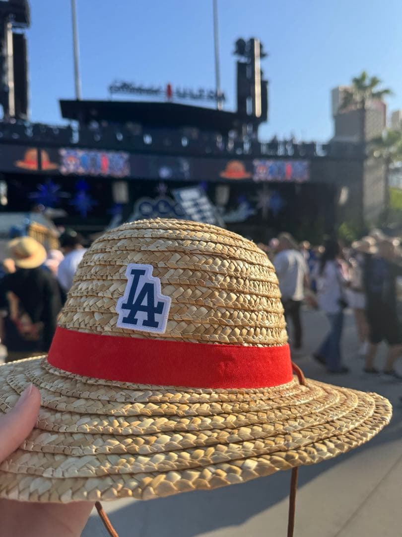 辻*様 ドジャースワンピース麦藁帽子