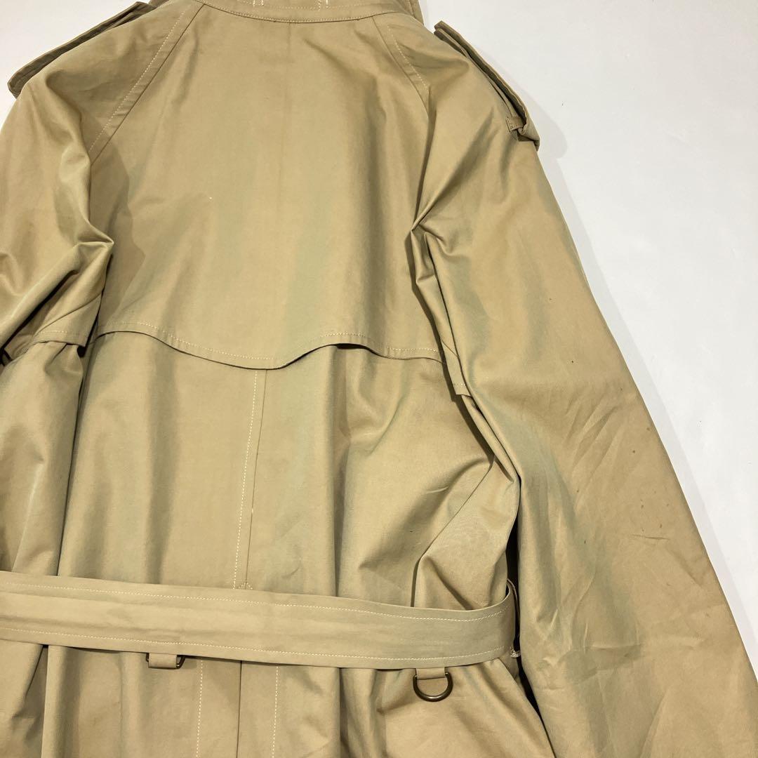 【幻の一枚袖】ポールスチュアート　ロングトレンチコート　ライナー付き　ダブルXL