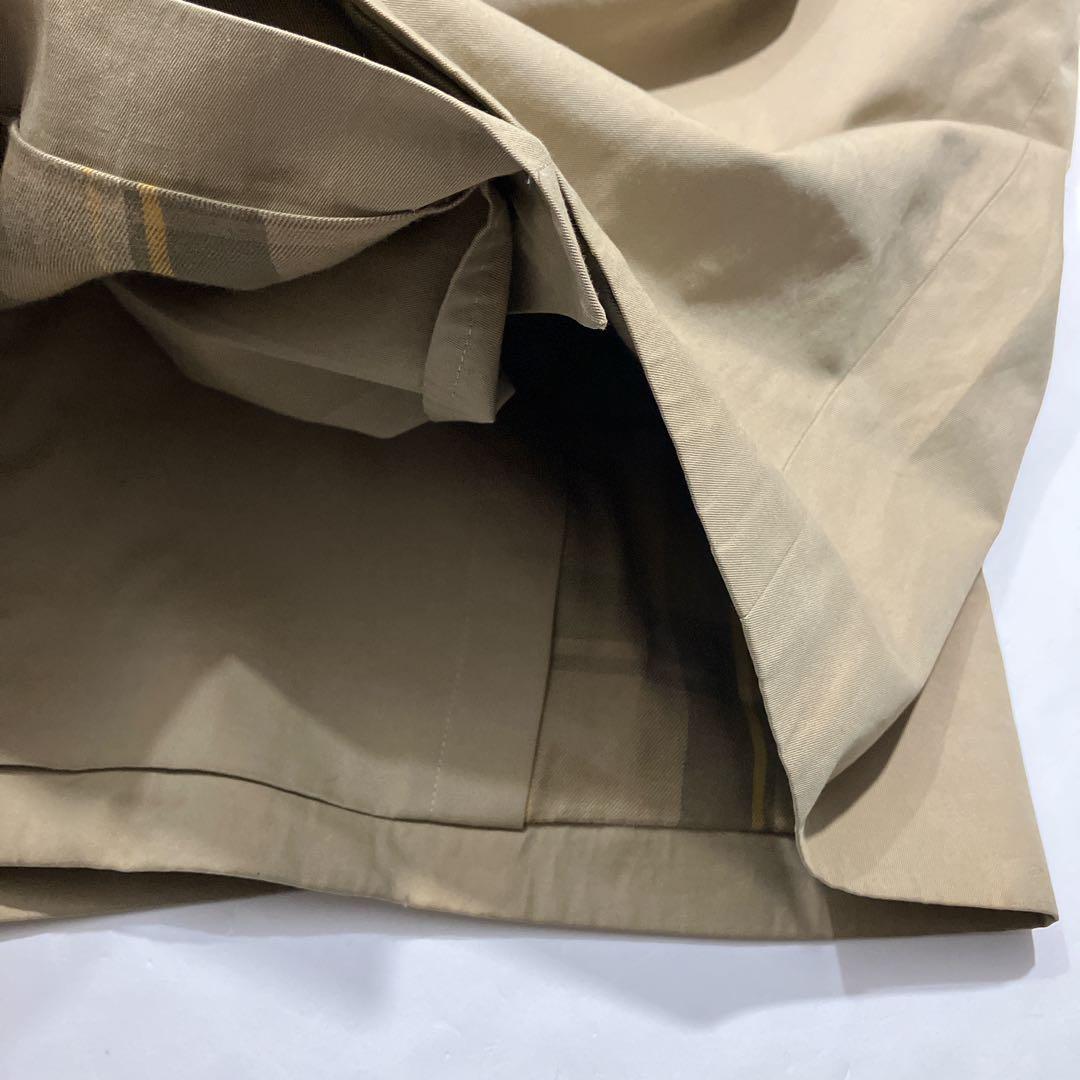 【幻の一枚袖】ポールスチュアート　ロングトレンチコート　ライナー付き　ダブルXL