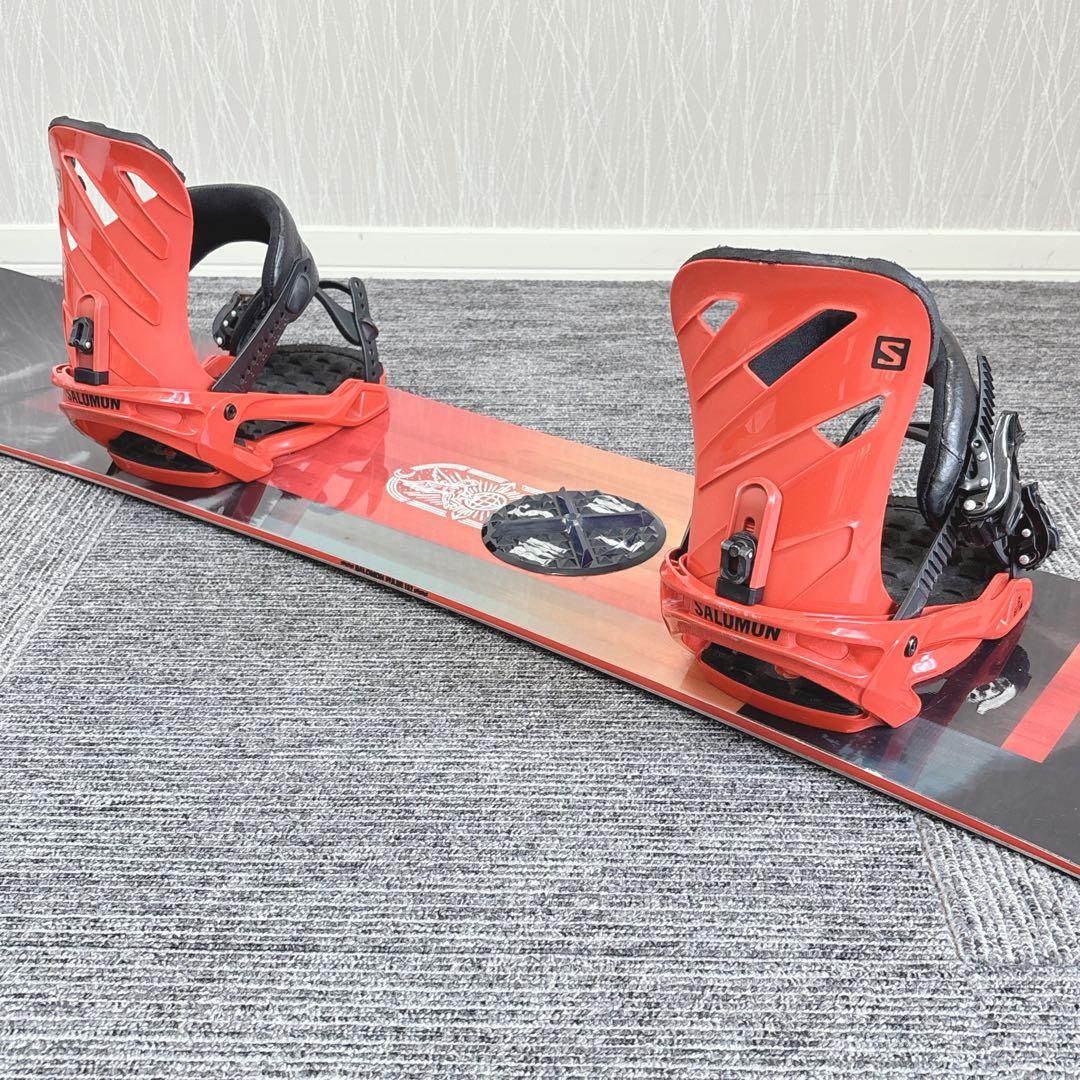 50超豪華❗️サロモン メンズスノーボードセット★スノボ152cm+ビン付