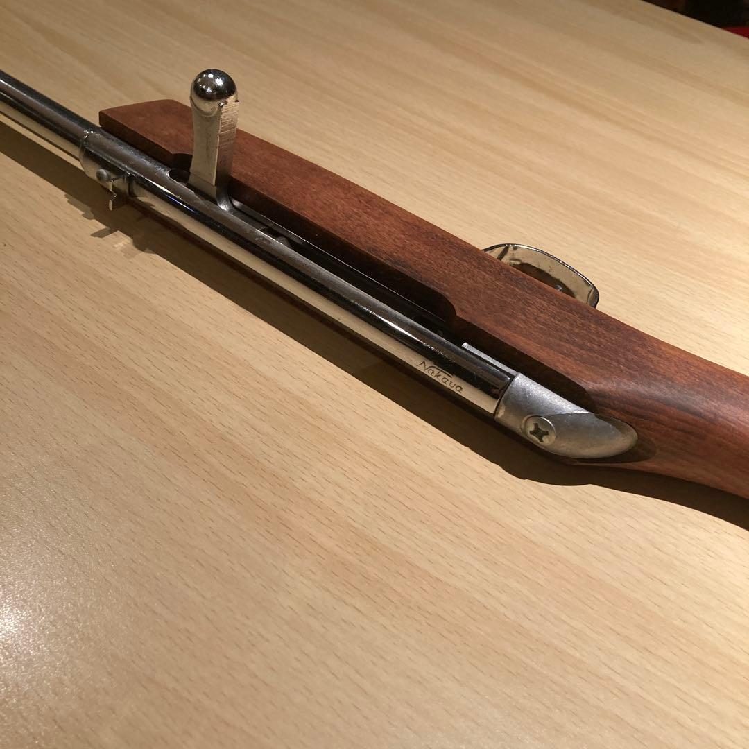 射的銃 シルバー 射的ライフル　縁日　コルク銃