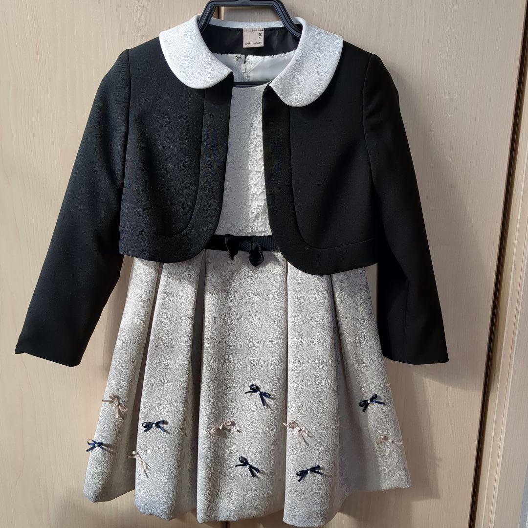 petit main ジャケット付きドレス 120